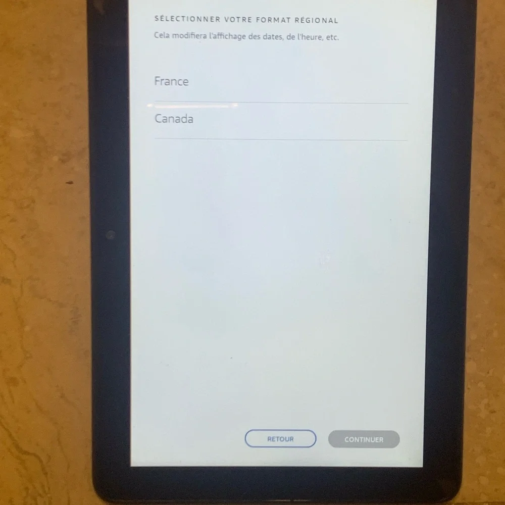 Black Tablet with Charger